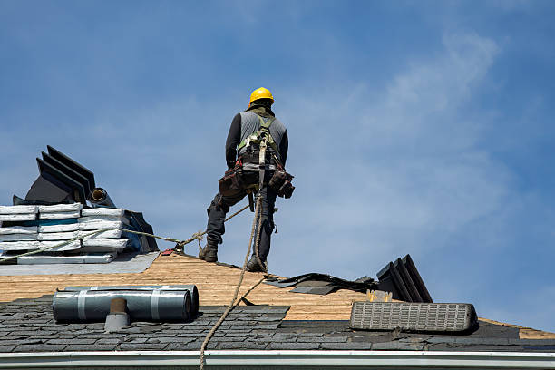 Professional Roof Replacement technician working in Etna, NH